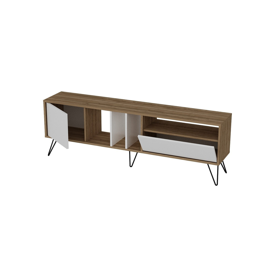 TV ormarić Mistico (180) - Walnut, White-Vasdom.hr