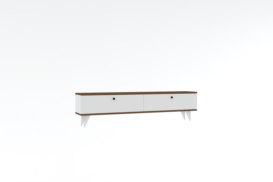 TV ormarić Paris - White, Walnut-Vasdom.hr