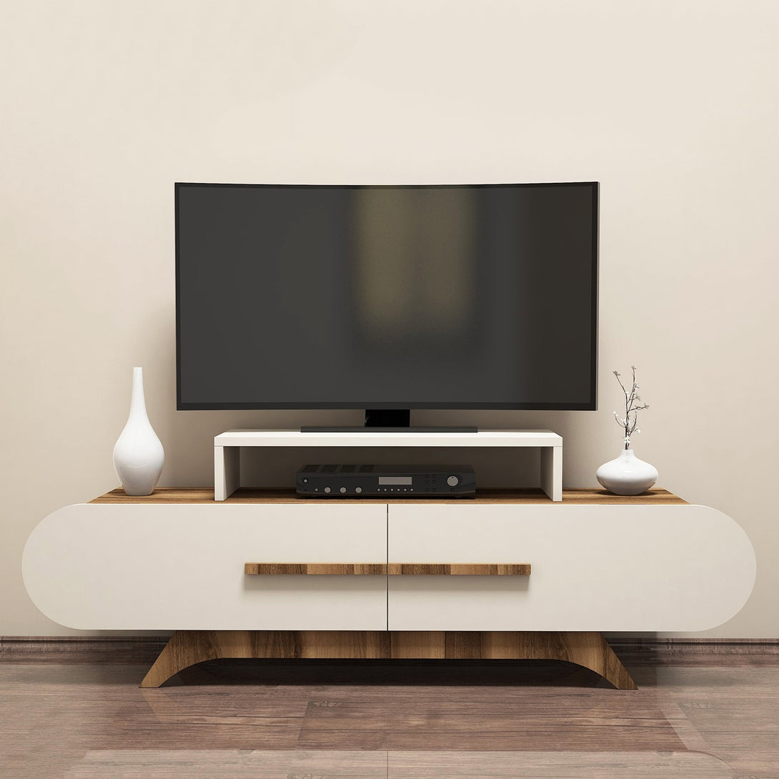 TV ormarić Rose - Walnut, Cream-Vasdom.hr