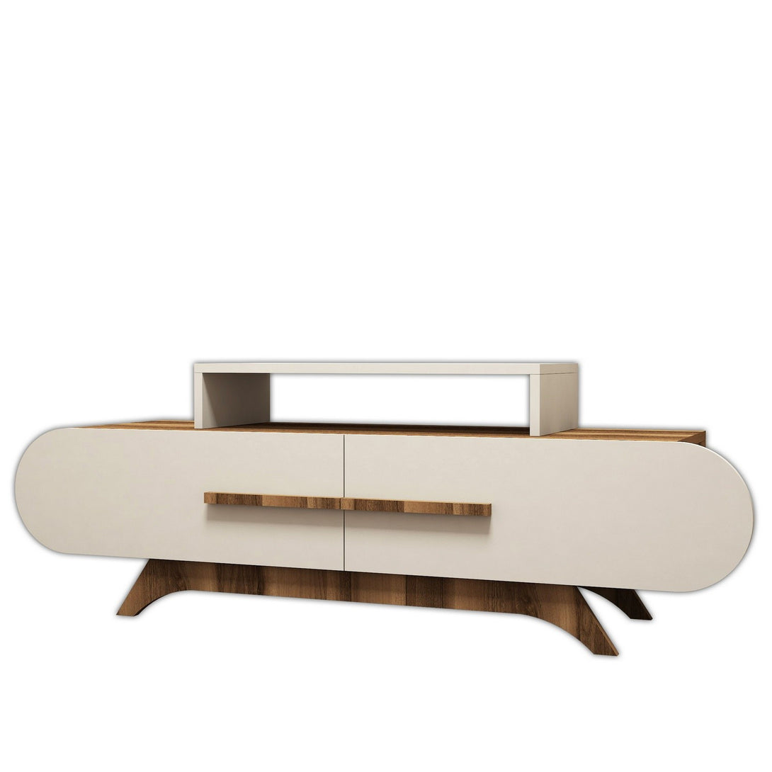 TV ormarić Rose - Walnut, Cream-Vasdom.hr