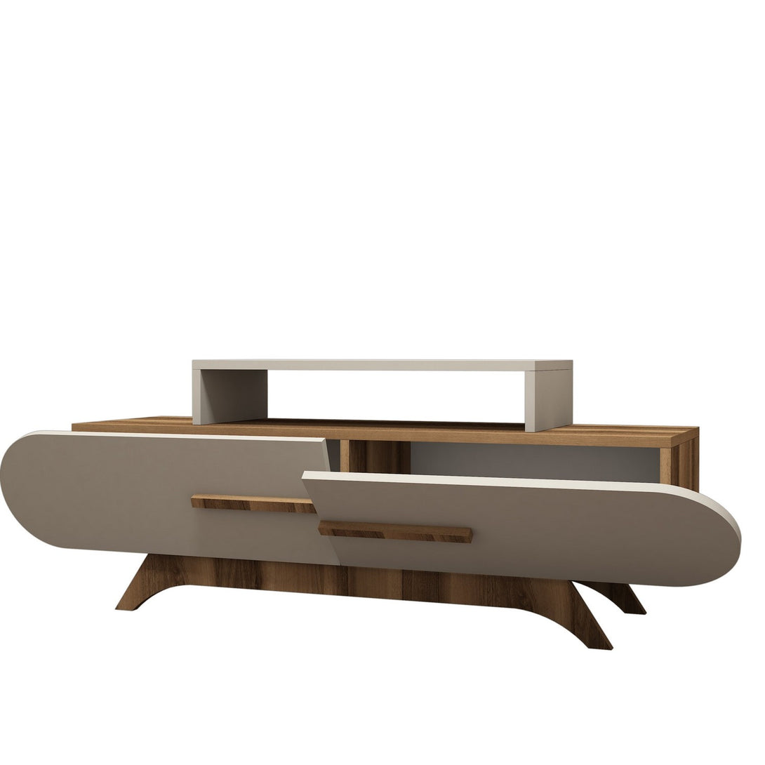 TV ormarić Rose - Walnut, Cream-Vasdom.hr