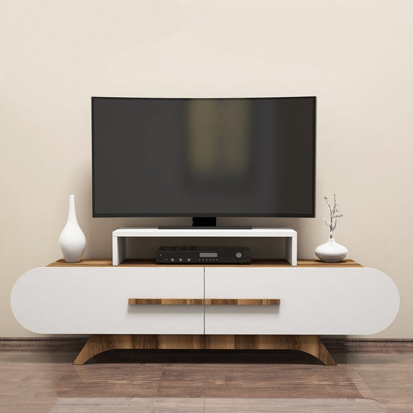 TV ormarić Rose - Walnut, White-Vasdom.hr