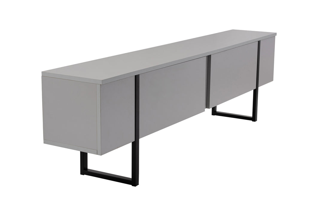 TV ormarić Serenity - Grey, Black-Vasdom.hr