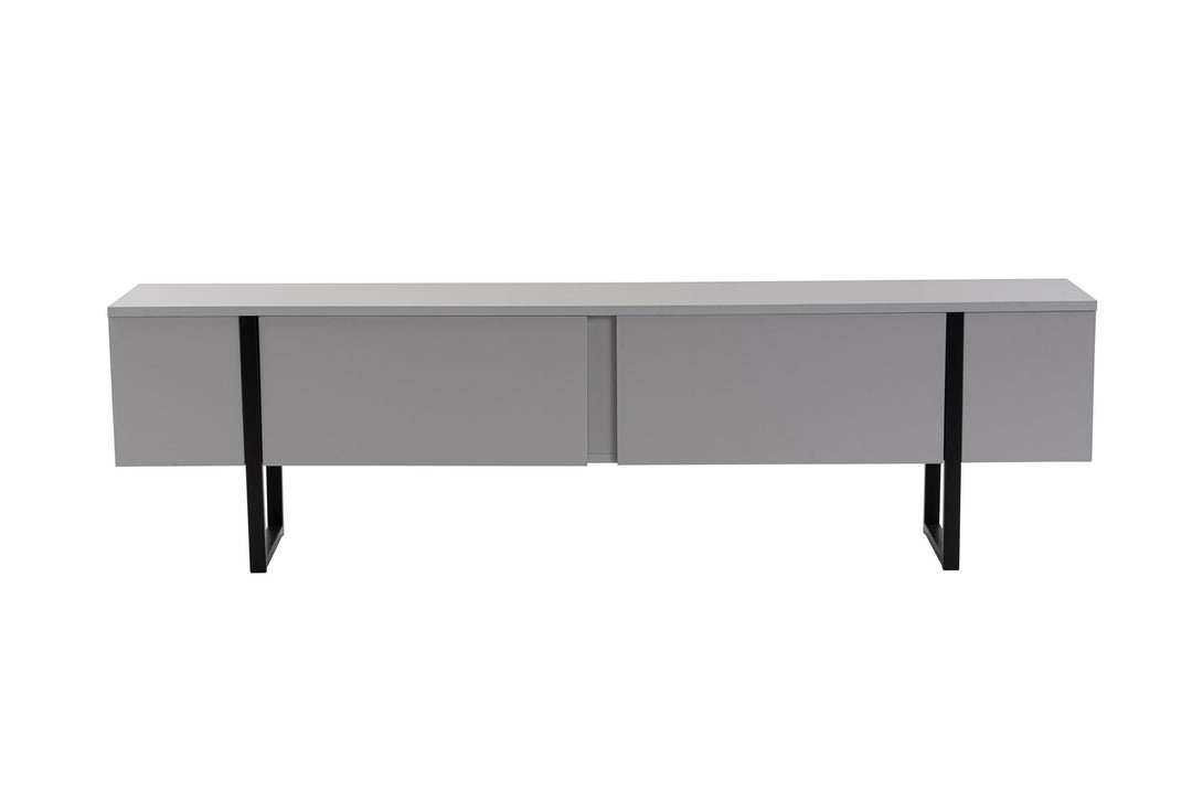 TV ormarić Serenity - Grey, Black-Vasdom.hr