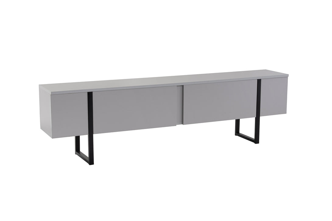 TV ormarić Serenity - Grey, Black-Vasdom.hr
