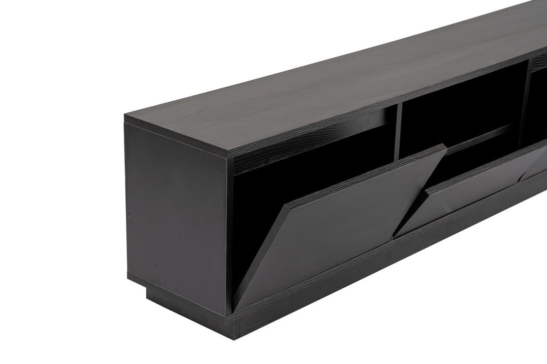 TV ormarić Vanguard - Wood Black-Vasdom.hr