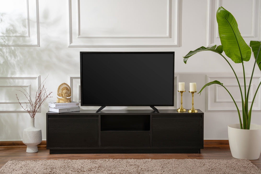 TV ormarić Vanguard - Wood Black-Vasdom.hr