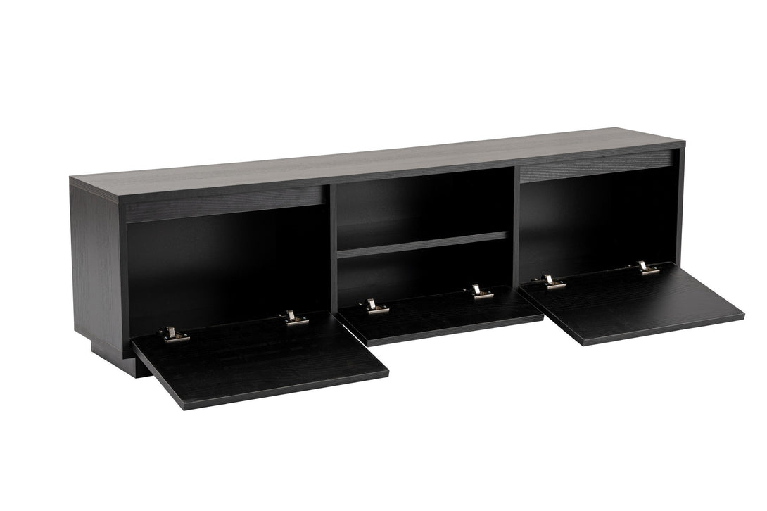 TV ormarić Vanguard - Wood Black-Vasdom.hr