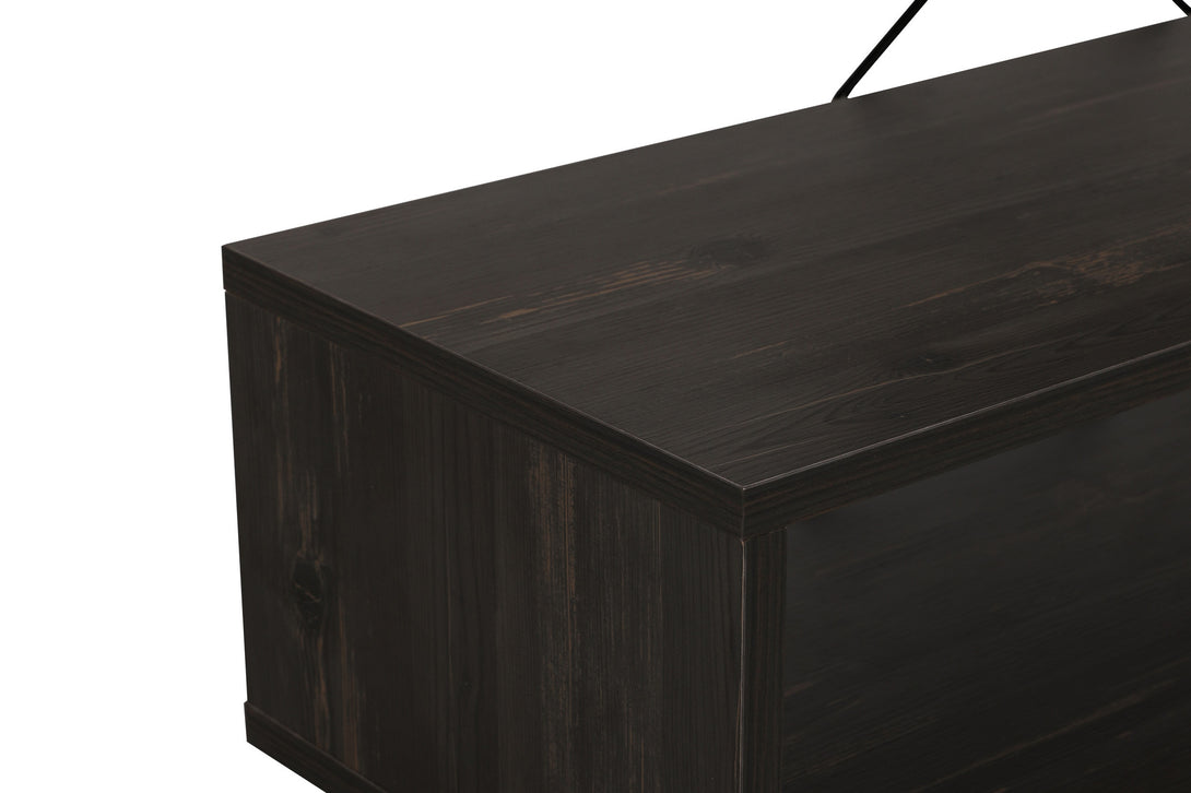TV ormarić Zigzag - Dark Brown-Vasdom.hr