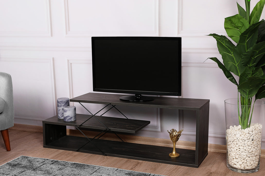 TV ormarić Zigzag - Dark Brown-Vasdom.hr