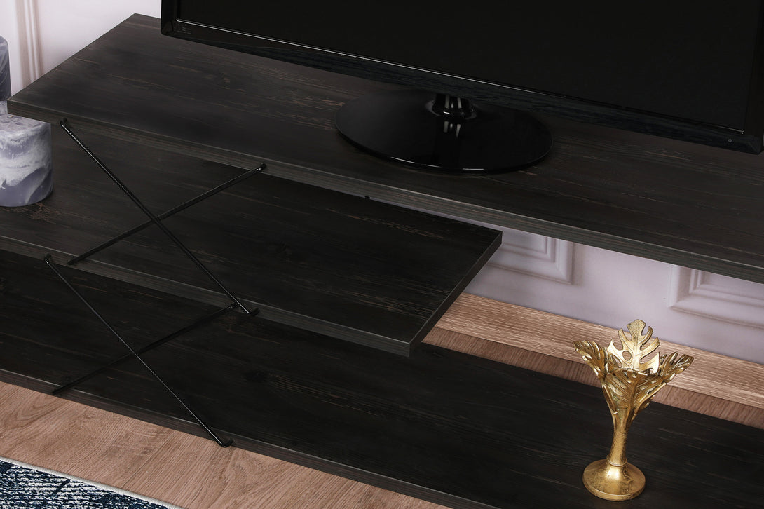 TV ormarić Zigzag - Dark Brown-Vasdom.hr