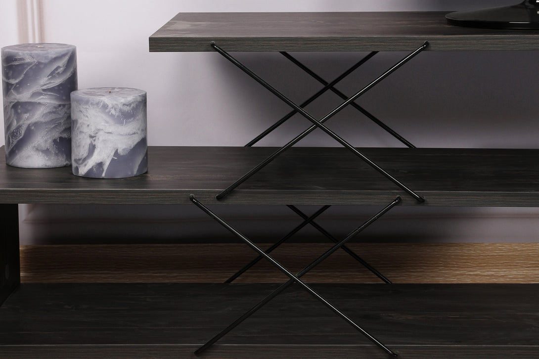 TV ormarić Zigzag - Dark Brown-Vasdom.hr