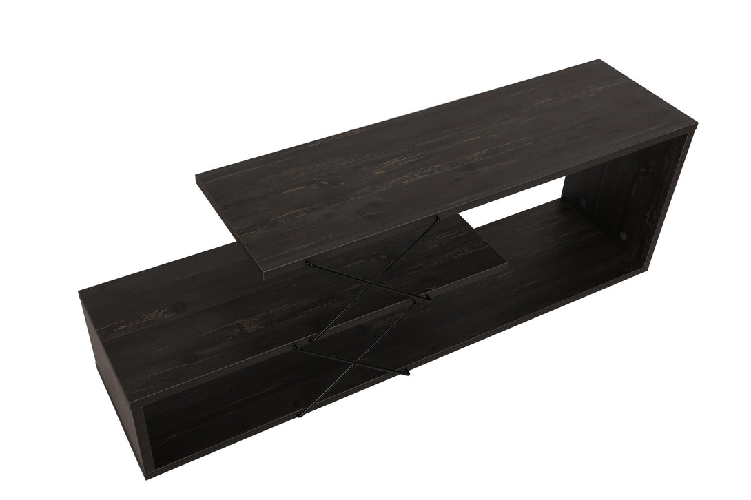 TV ormarić Zigzag - Dark Brown-Vasdom.hr