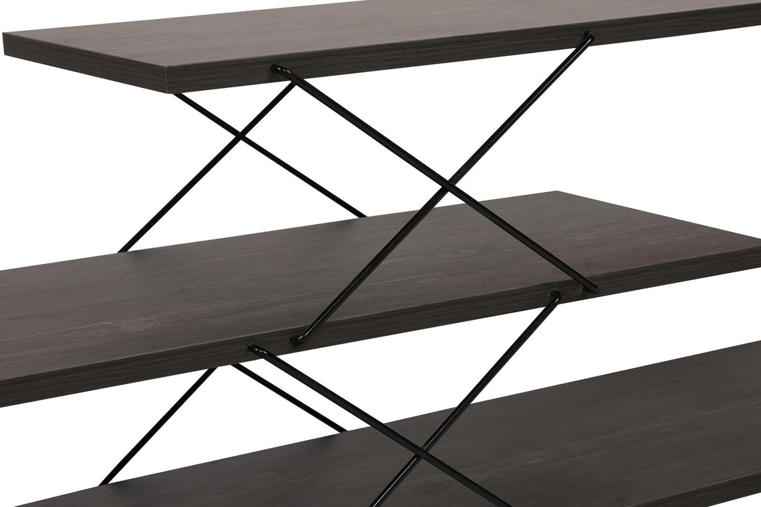 TV ormarić Zigzag - Dark Brown-Vasdom.hr