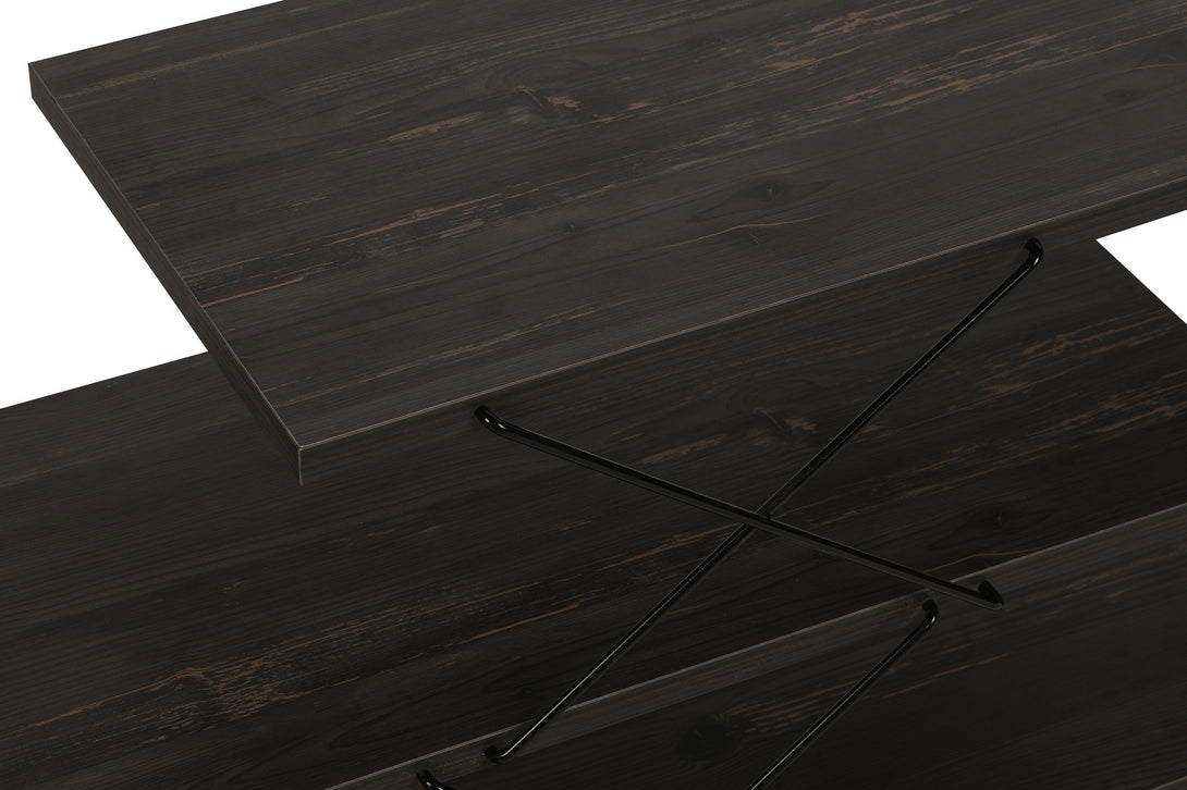 TV ormarić Zigzag - Dark Brown-Vasdom.hr