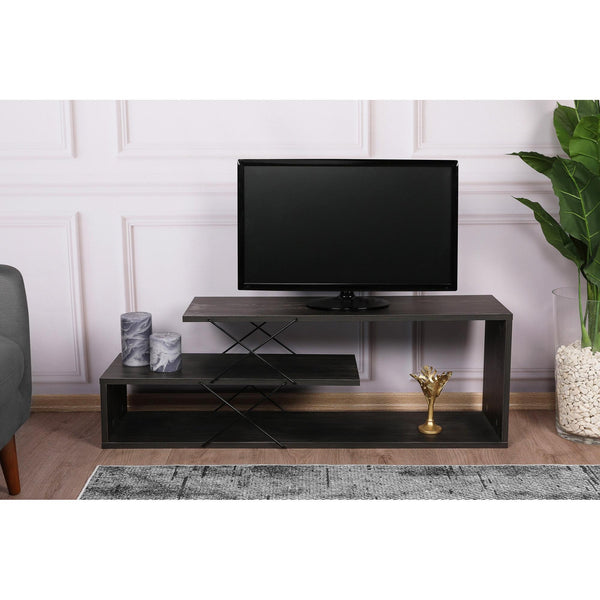 TV ormarić Zigzag - Dark Brown-Vasdom.hr