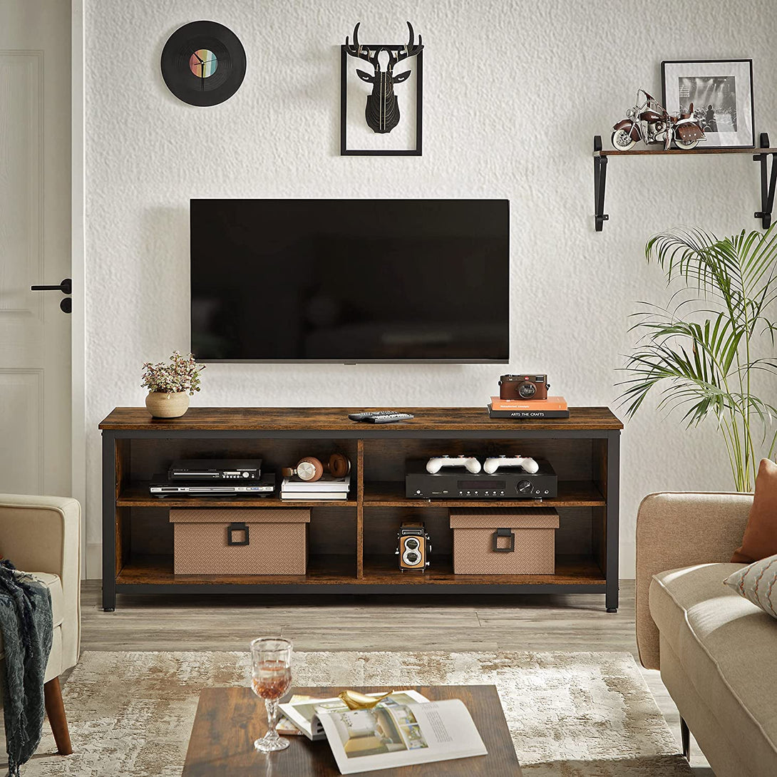 TV stalak, TV ormarić s podesivim policama i kabelskim razvodom 147 x 60 x 40 cm | VASAGLE-Vasdom.hr