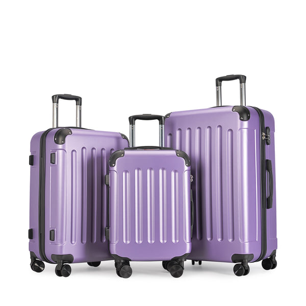VERTICAL set od 3 kofera na 4 kotača s bravom, ljubičasta | BONTOUR-Vasdom.hr