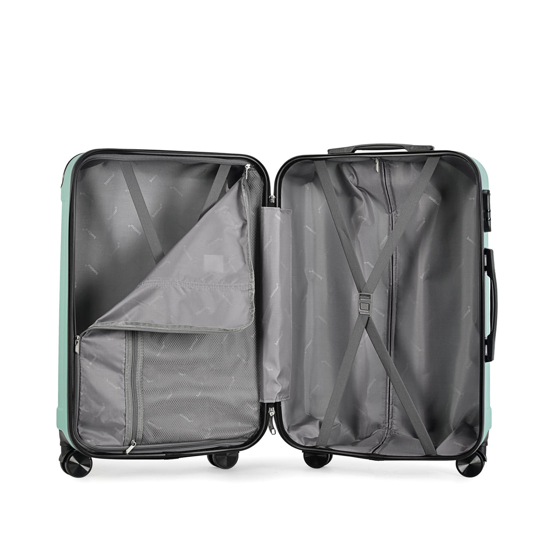VERTICAL veliki kofer na 4 kotača s bravom, 76 x 50.5 x 29.5 cm, puder zelena | BONTOUR-Vasdom.hr