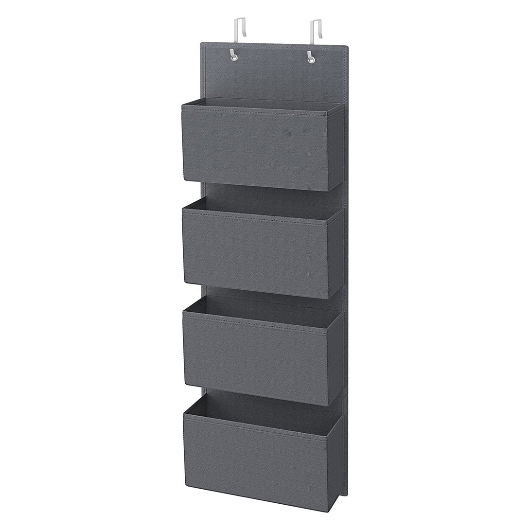 Viseći organizator za odlaganje s 4 džepa 33,5 x 100 x 12 cm, sivi | SONGMICS-Vasdom.hr