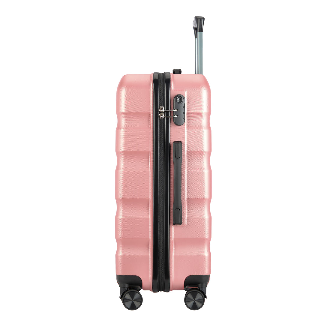 WAVE kofer srednje veličine na 4 dvostruka kotača, roze zlato | BONTOUR-Vasdom.hr