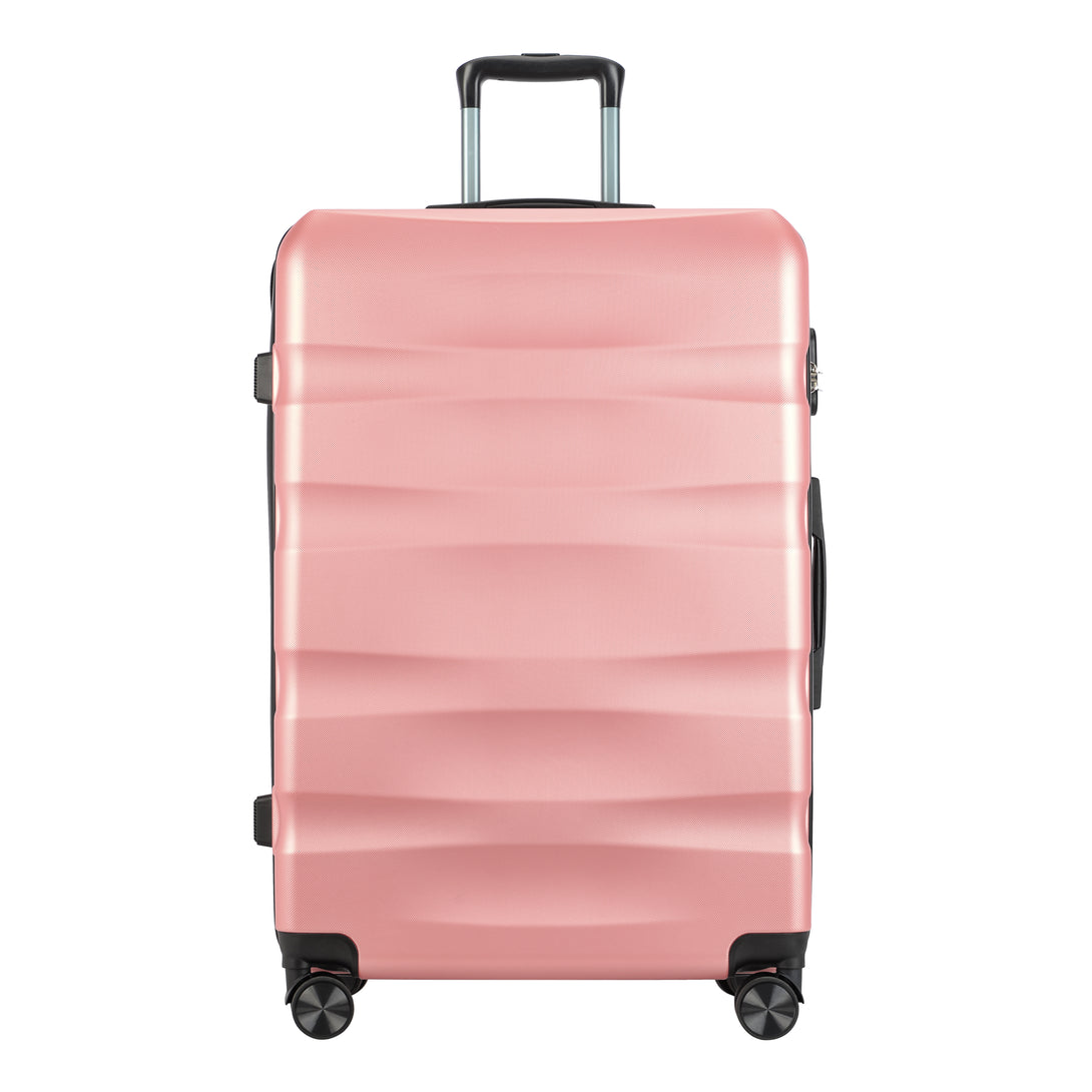 WAVE veliki kofer na 4 dvostruka kotača, roze zlato | BONTOUR-Vasdom.hr