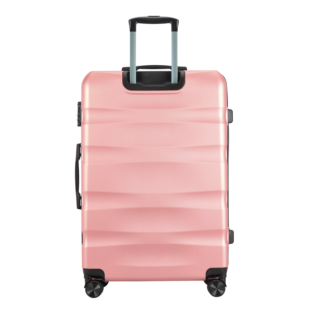 WAVE veliki kofer na 4 dvostruka kotača, roze zlato | BONTOUR-Vasdom.hr