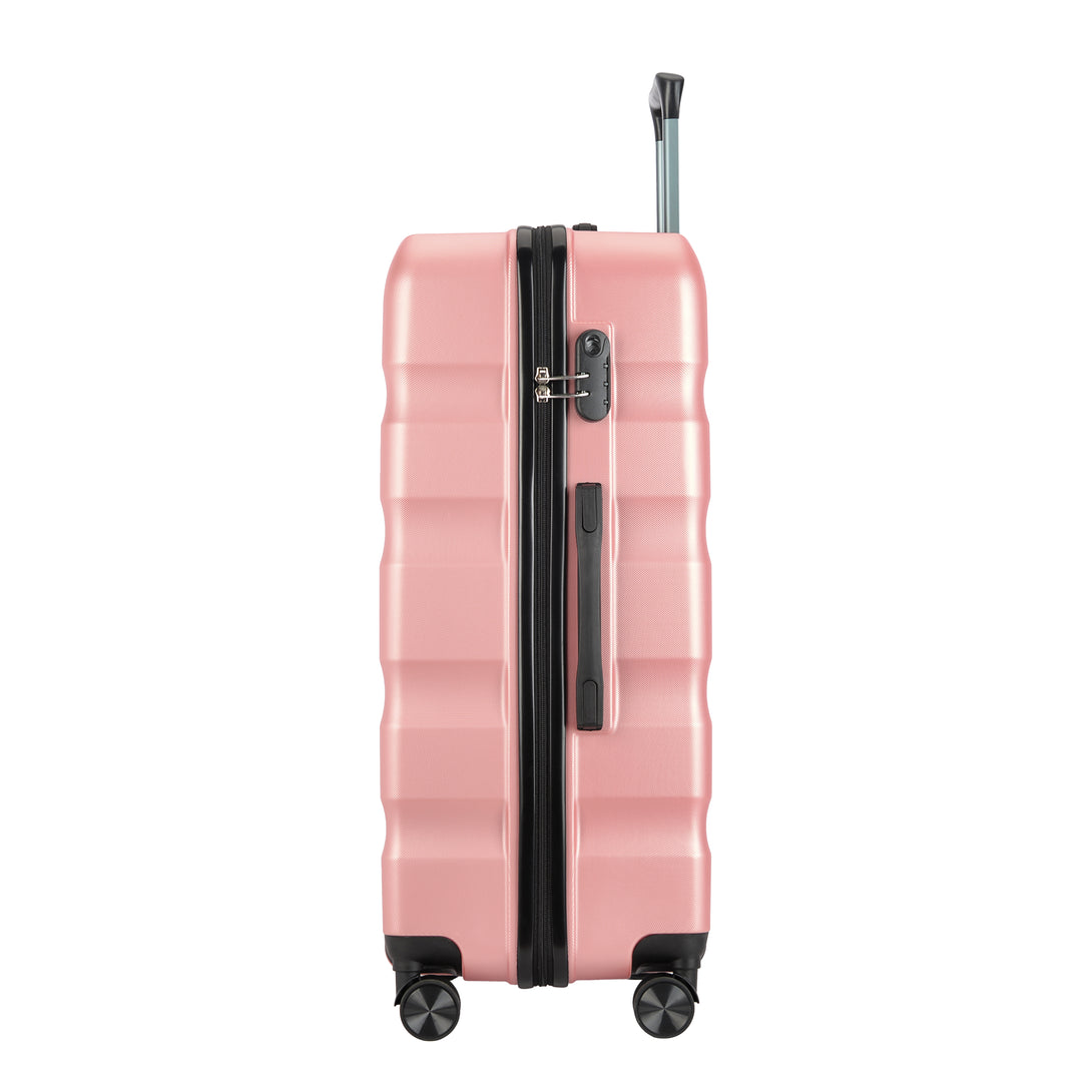 WAVE veliki kofer na 4 dvostruka kotača, roze zlato | BONTOUR-Vasdom.hr