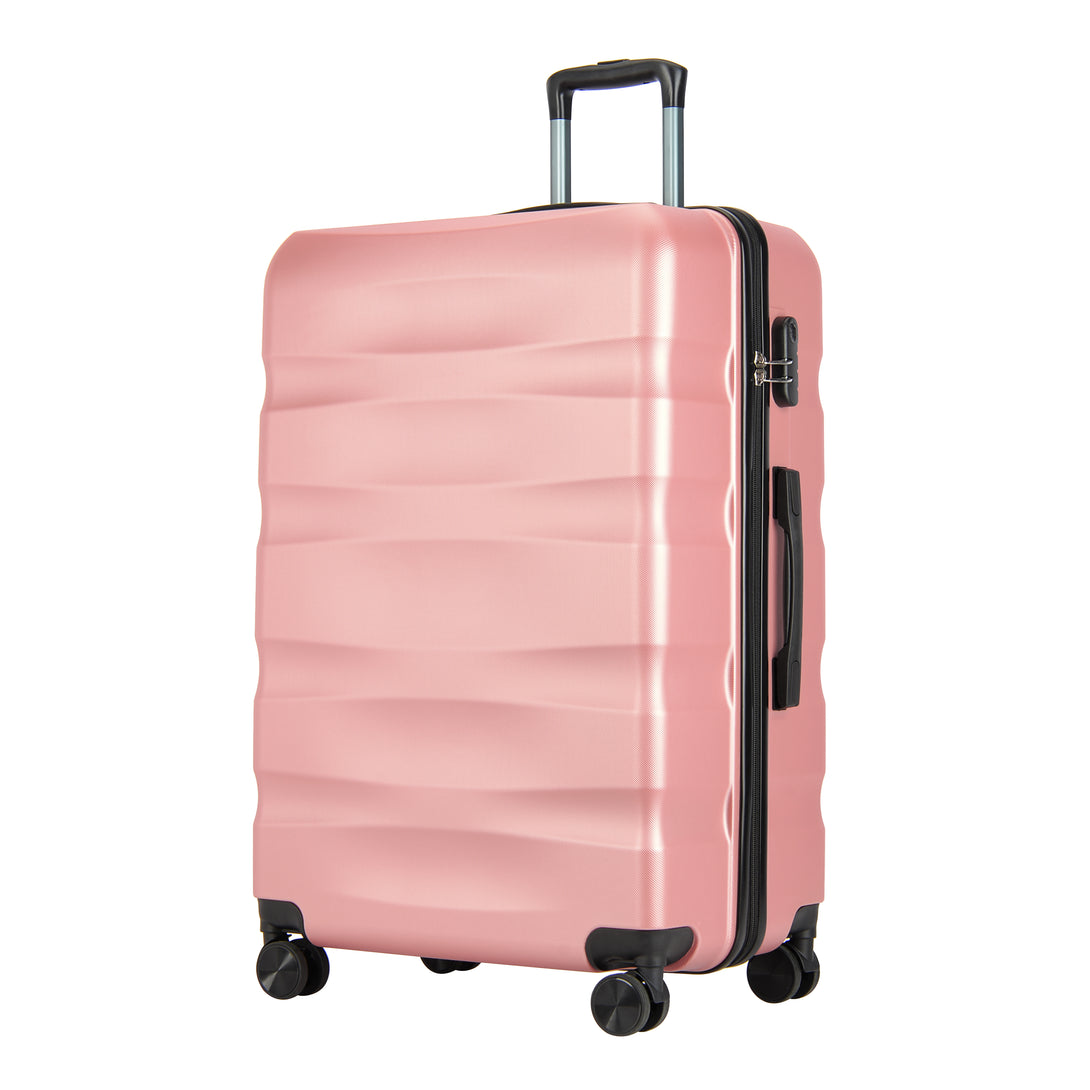 WAVE veliki kofer na 4 dvostruka kotača, roze zlato | BONTOUR-Vasdom.hr