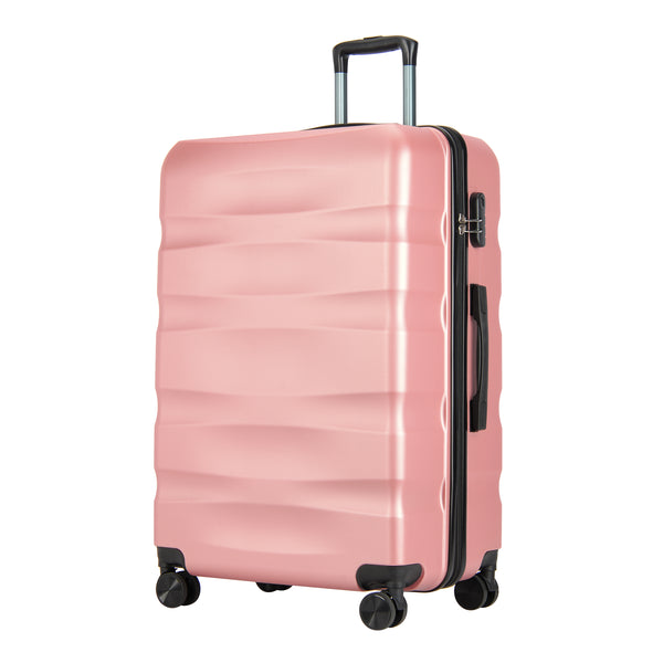WAVE veliki kofer na 4 dvostruka kotača, roze zlato | BONTOUR-Vasdom.hr