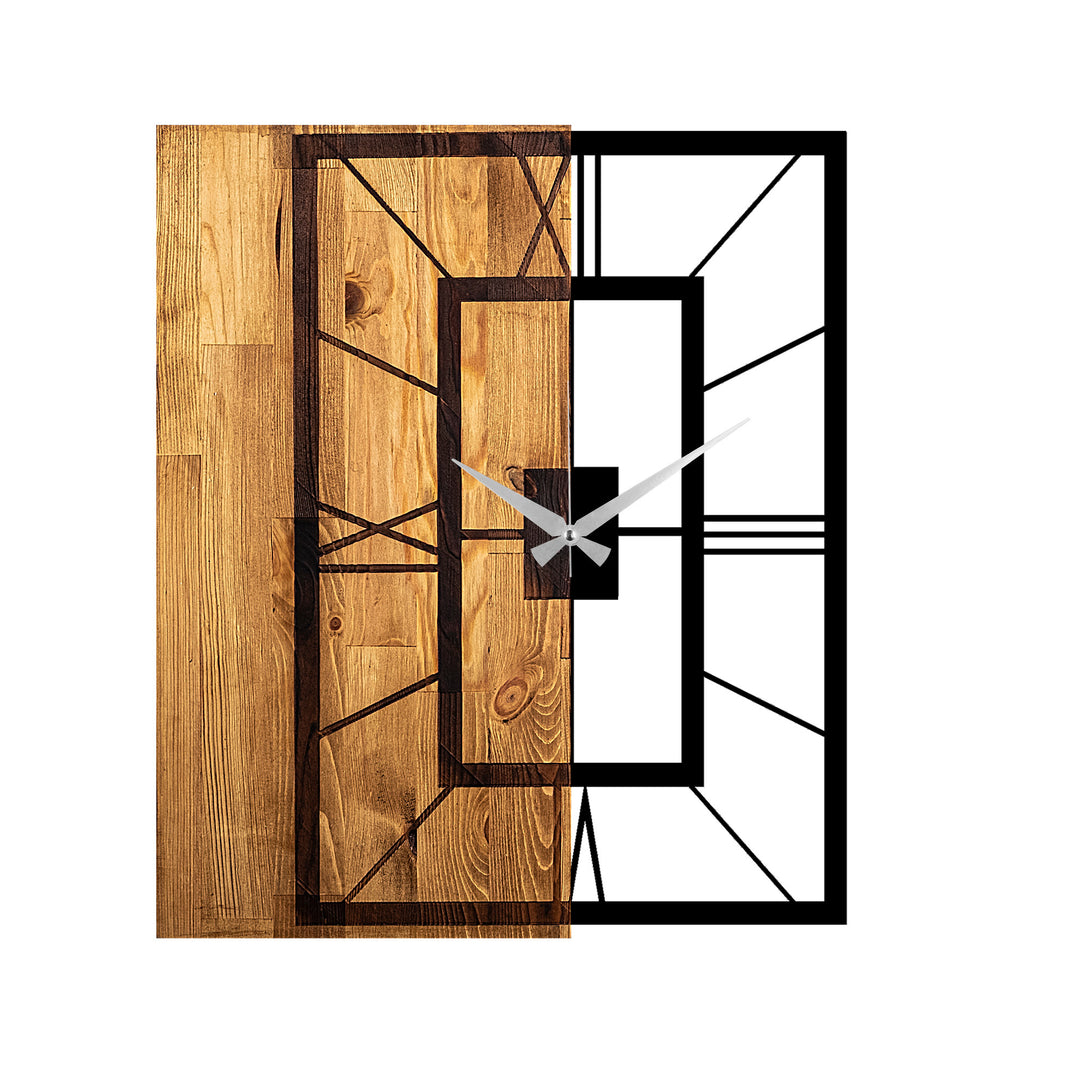 Zidna dekoracija Decorative Wooden Wall Clock, Wooden Clock 37-Vasdom.hr