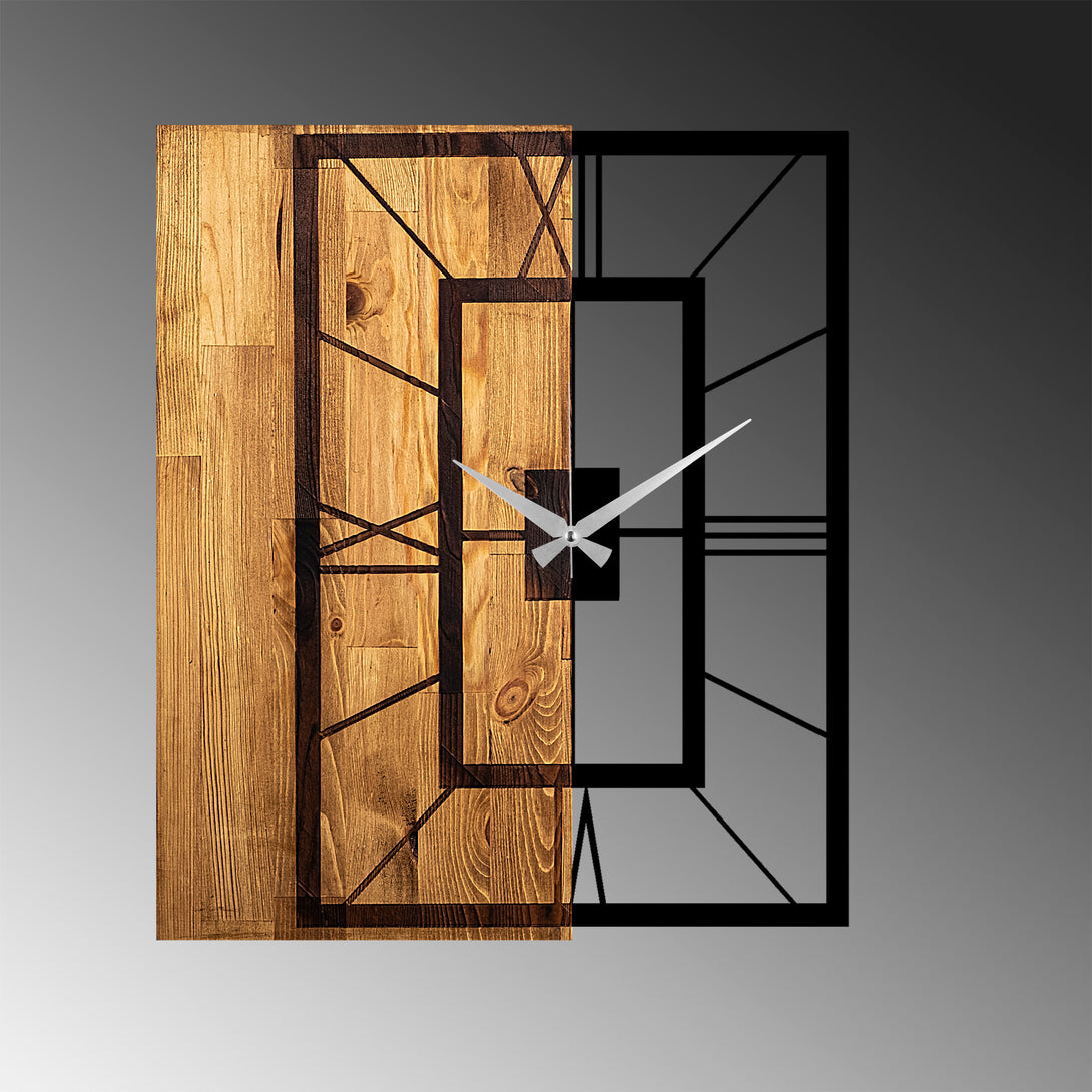 Zidna dekoracija Decorative Wooden Wall Clock, Wooden Clock 37-Vasdom.hr