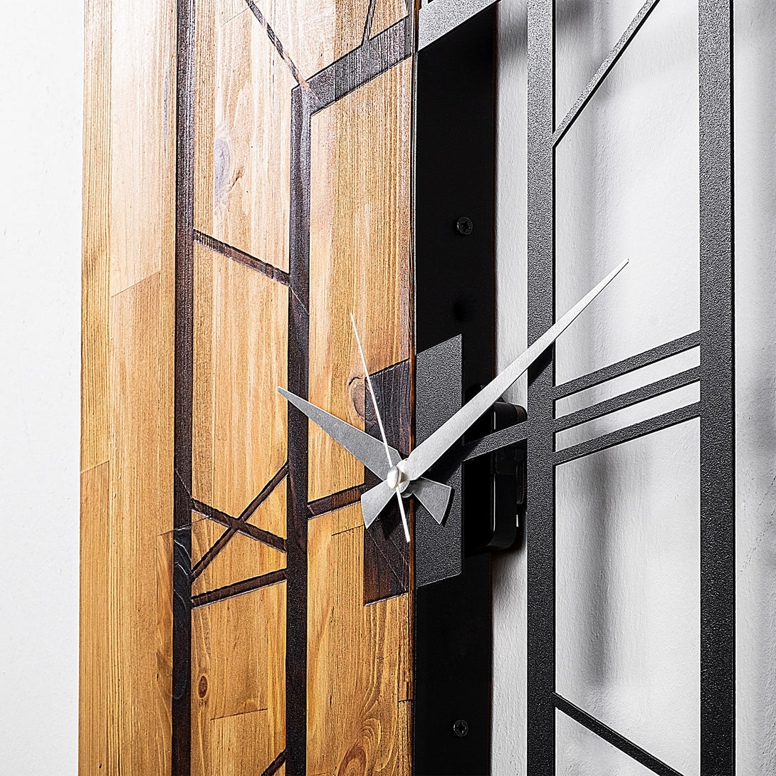 Zidna dekoracija Decorative Wooden Wall Clock, Wooden Clock 37-Vasdom.hr