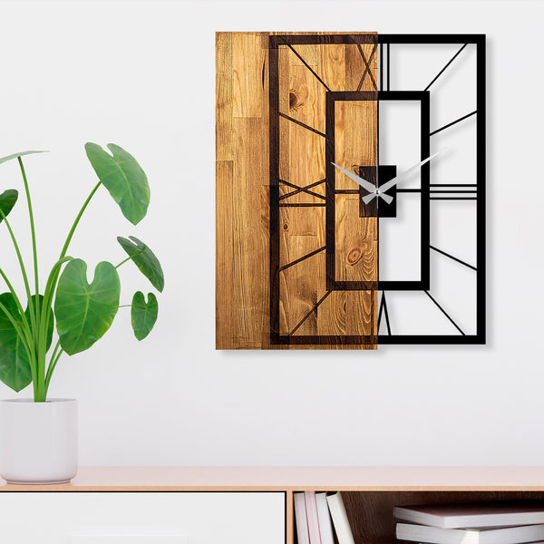 Zidna dekoracija Decorative Wooden Wall Clock, Wooden Clock 37-Vasdom.hr