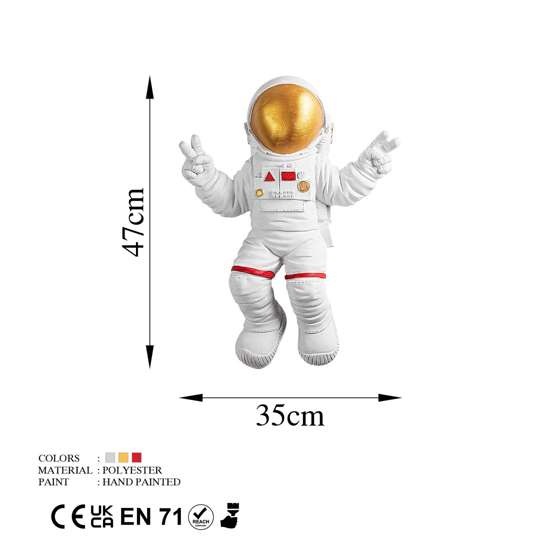 Zidna dekoracija, Peace Sign Astronaut - 1-Vasdom.hr