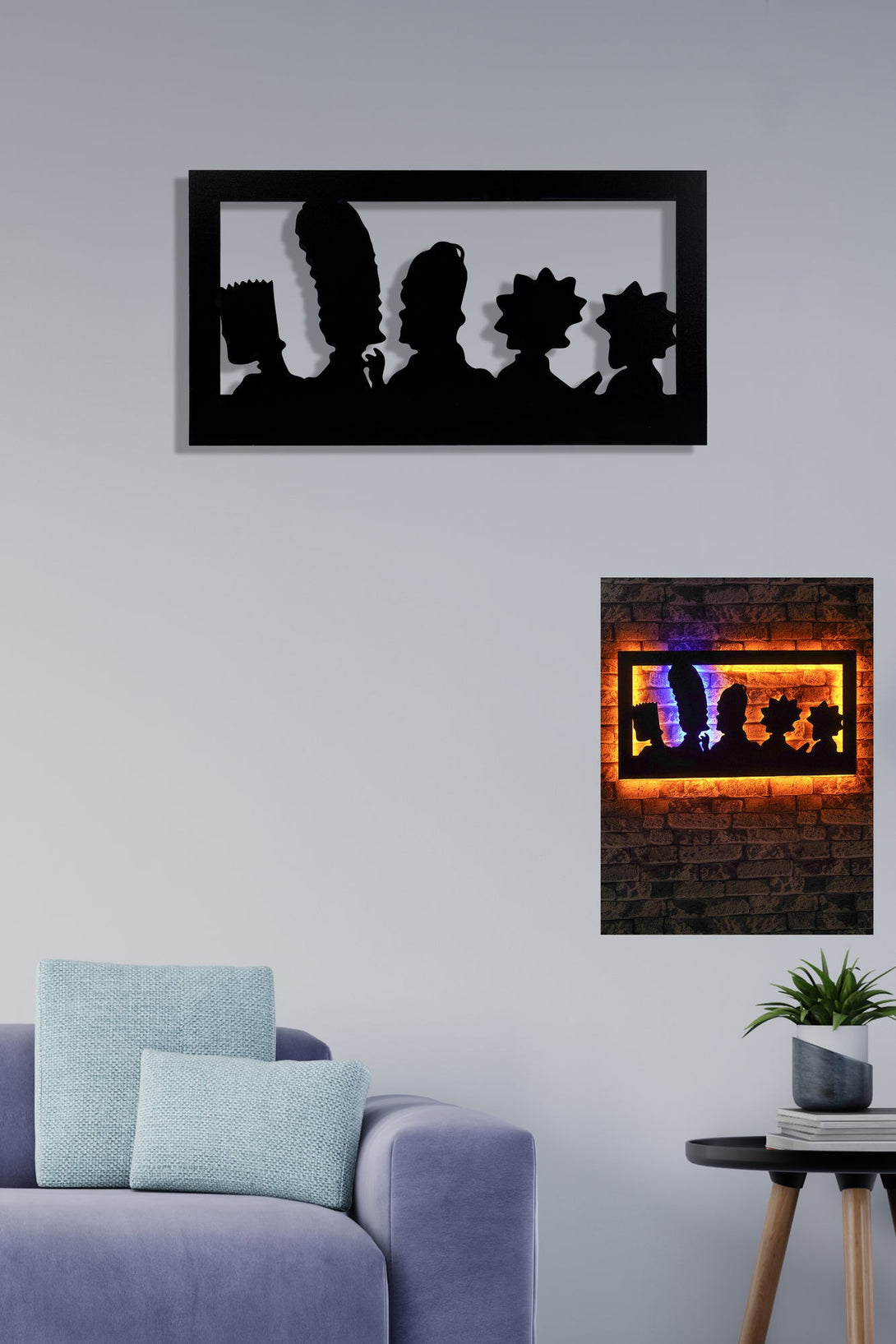 Zidna dekoracija s LED rasvjetom 692FRW1116-Vasdom.hr