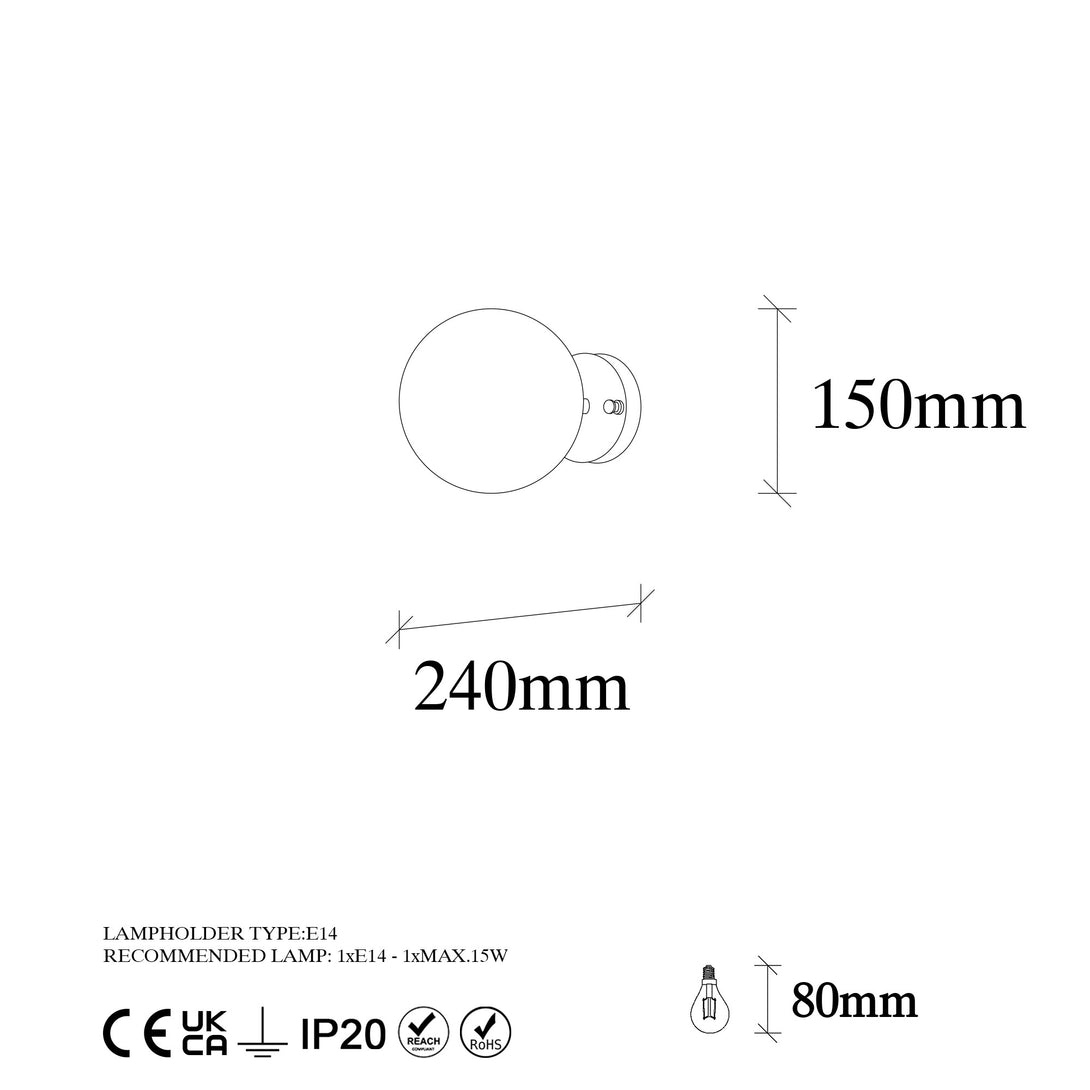 Zidna lampa Atmaca - 10240-Vasdom.hr