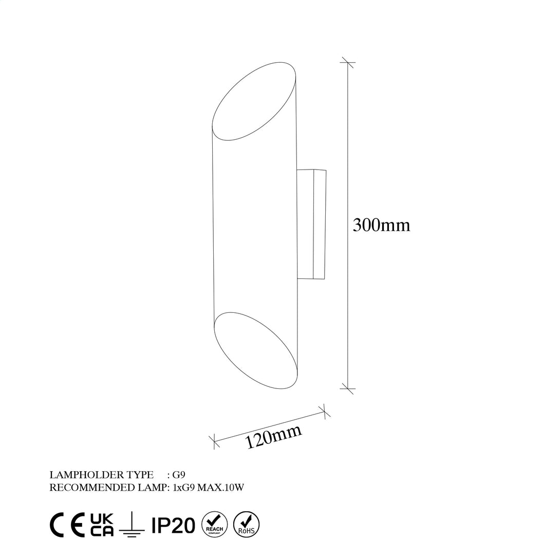 Zidna lampa Cut - 11810-Vasdom.hr