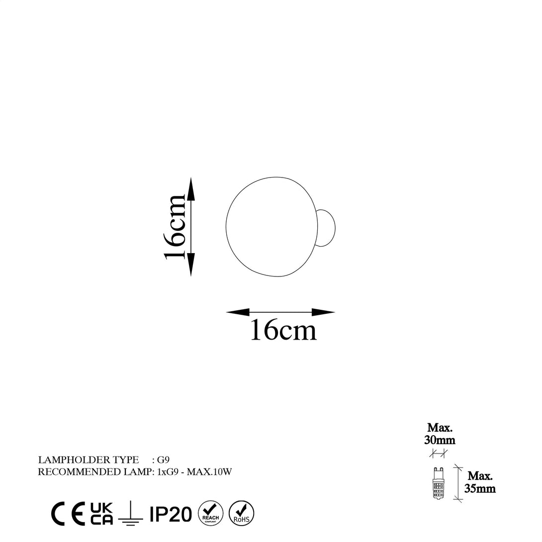 Zidna lampa Fungal - 13361-Vasdom.hr