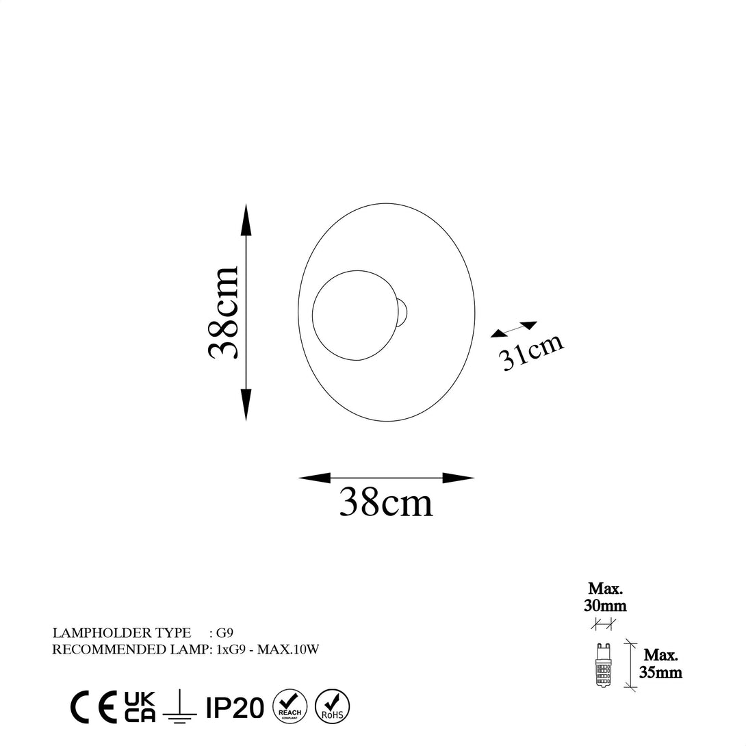 Zidna lampa Kurt - 13351-Vasdom.hr