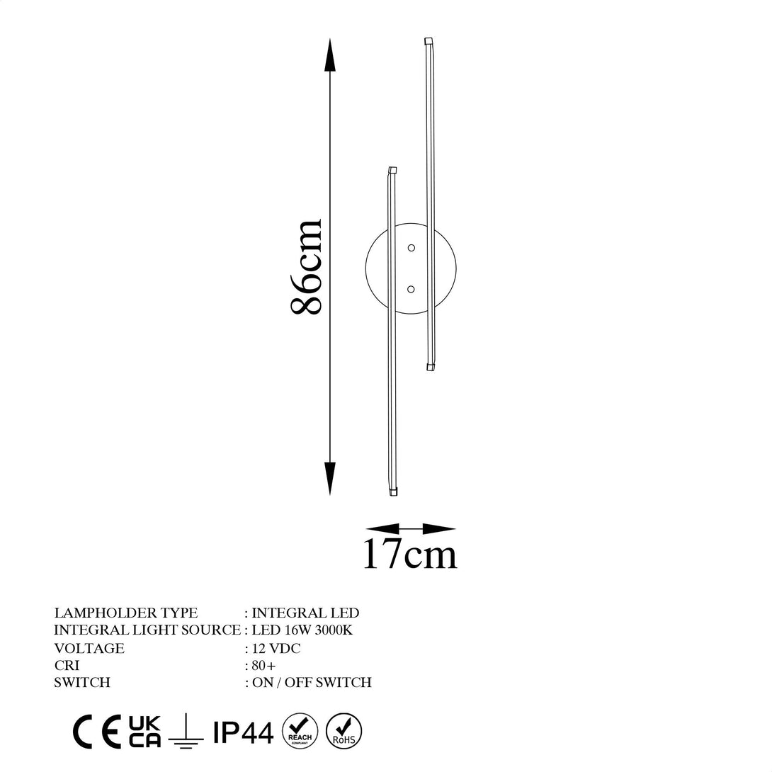 Zidna lampa Umut - 13299-Vasdom.hr