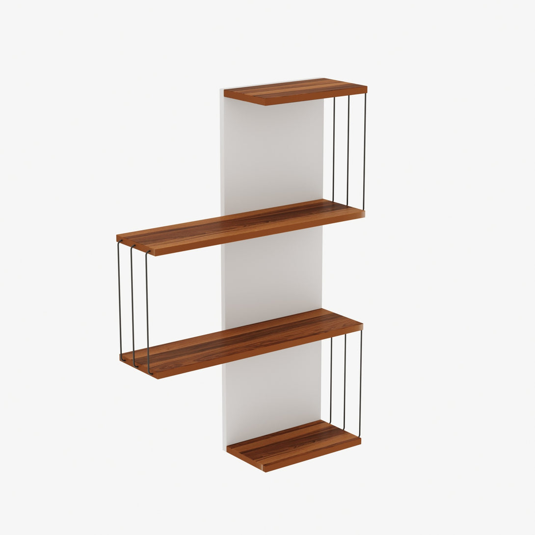 Zidna polica Cambel - Walnut-Vasdom.hr