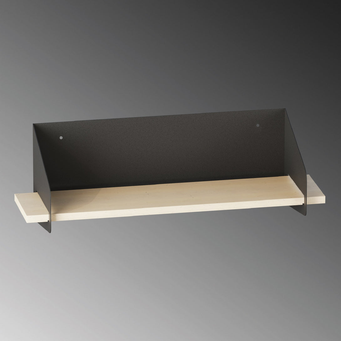 Zidna polica Long Arm - Black-Vasdom.hr