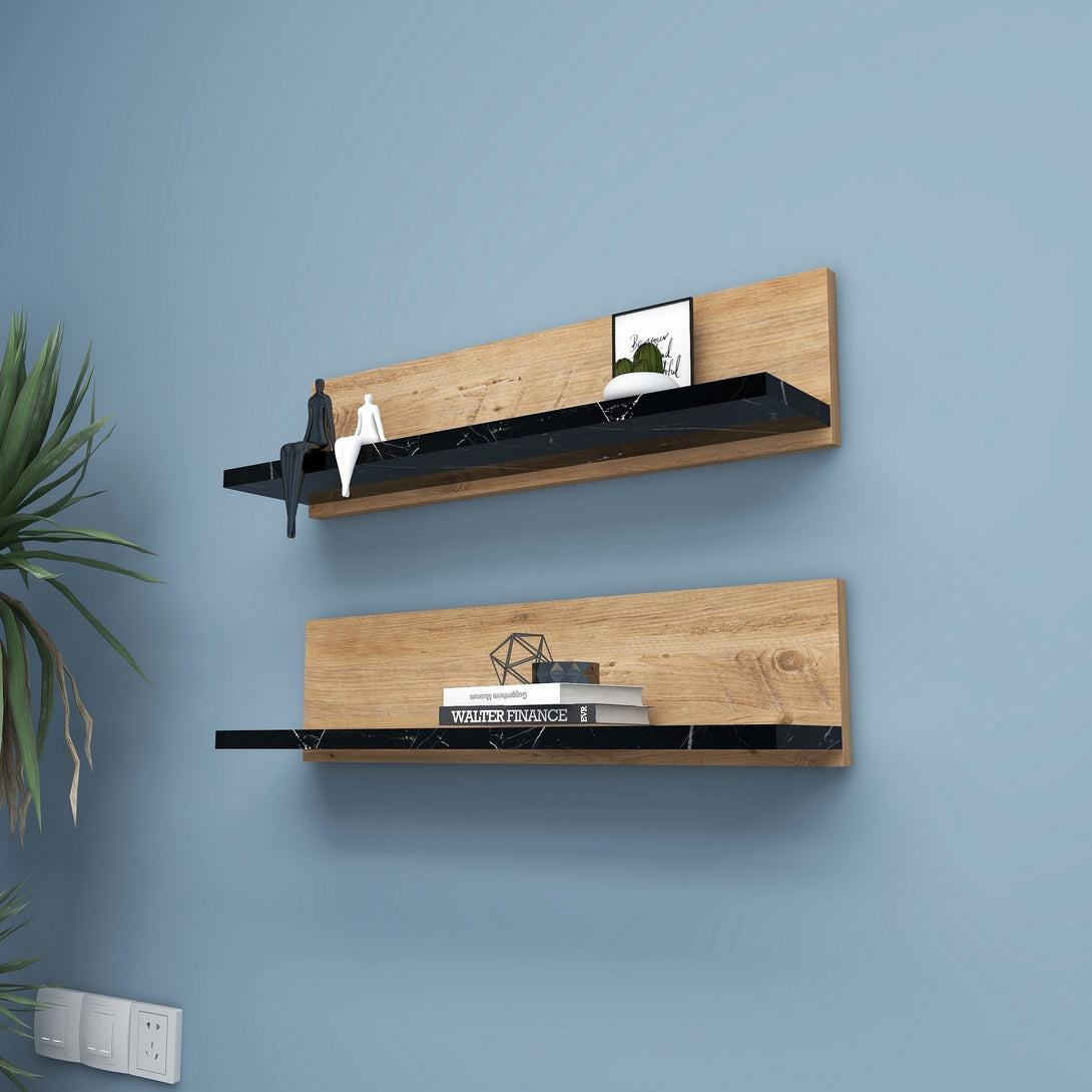 Zidna polica Shelf - Black-Vasdom.hr