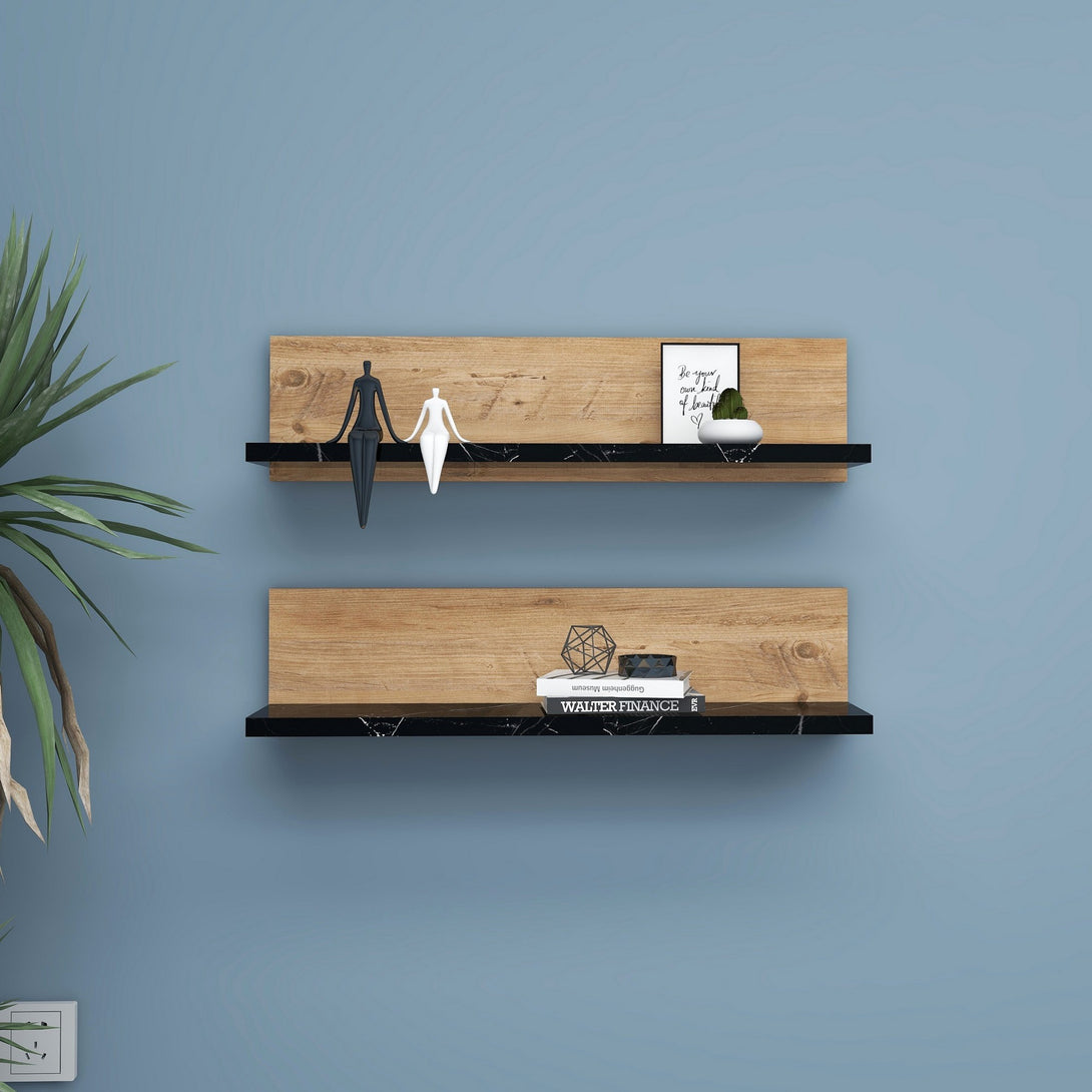 Zidna polica Shelf - Black-Vasdom.hr