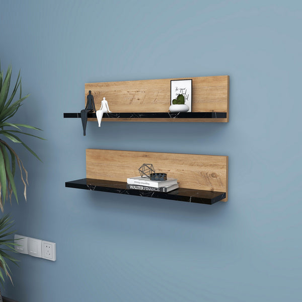 Zidna polica Shelf - Black-Vasdom.hr
