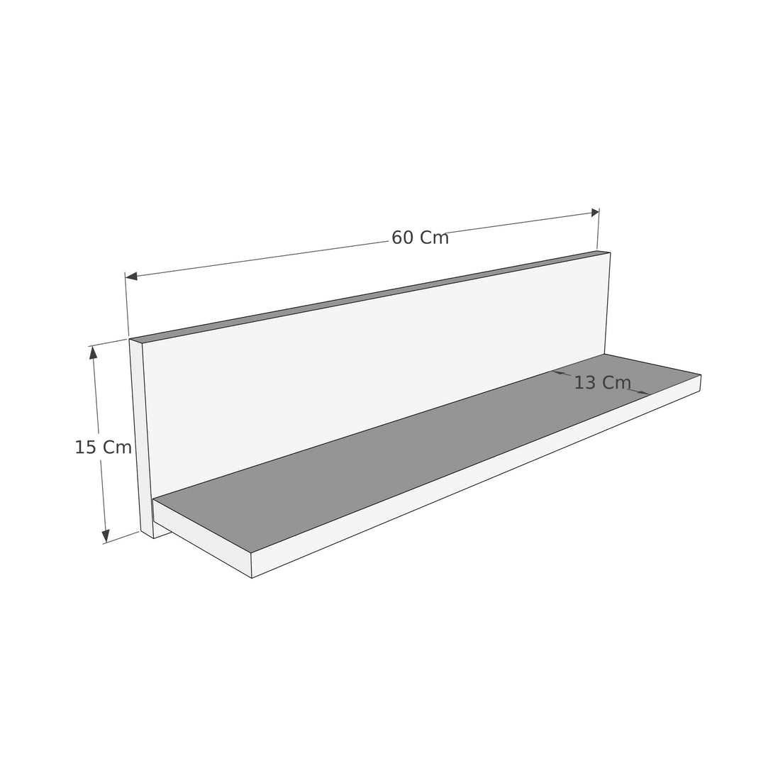 Zidna polica Shelf - White-Vasdom.hr