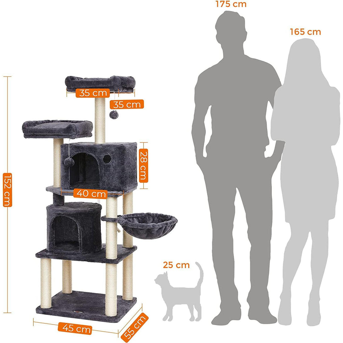 Daska za grebanje, stabilno mačje stablo visine 152 cm | FEANDREJA-Vasdom.hr