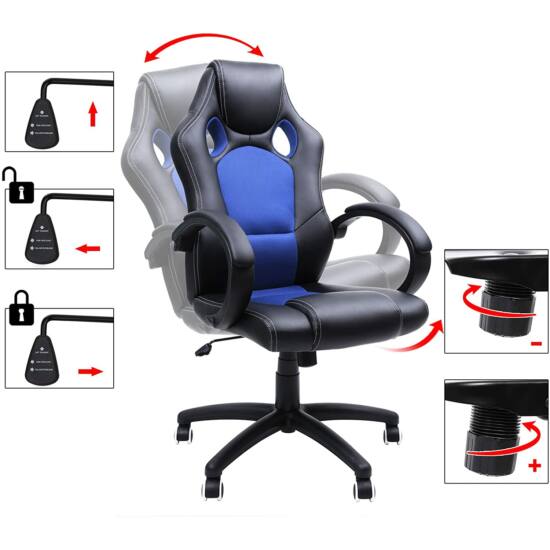 Ergonomska igračka stolica, uredska stolica | SONGMICS-Vasdom.hr