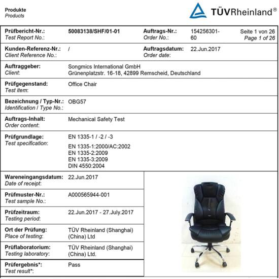 Ergonomska igračka stolica, uredska stolica | SONGMICS-Vasdom.hr